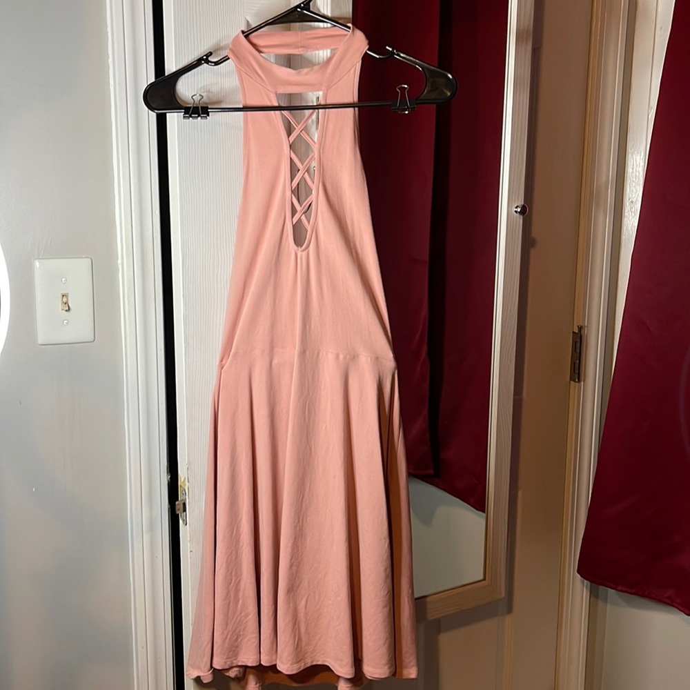 Light pink dress from Express worn once.